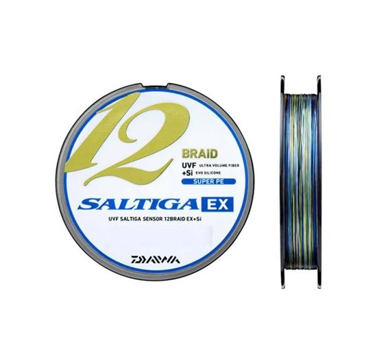 Daiwa Saltiga 12 Braid Multicolor İp Misina - 0.26 MM