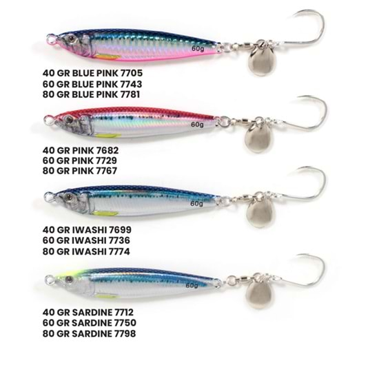 Seabor Metal Go 9cm 60gr Jig Yem - PINK