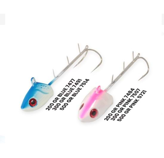 Seabor Bonito 16cm 300gr Jig Head - PINK