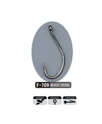 Sasame F-709 BL Nickel Seigo Ringed İğne